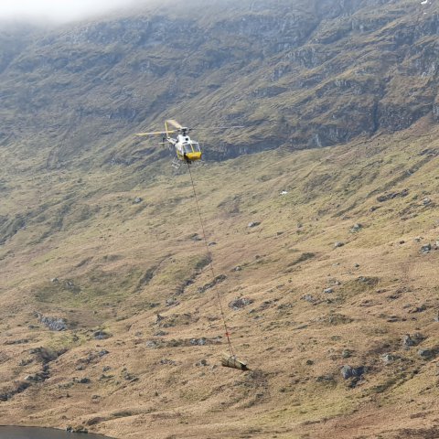 Travelling to drop site