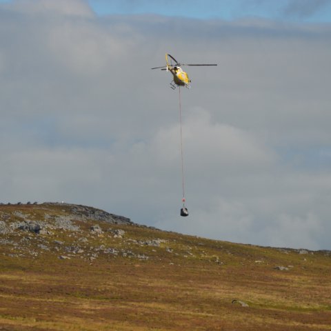 Travelling to drop site